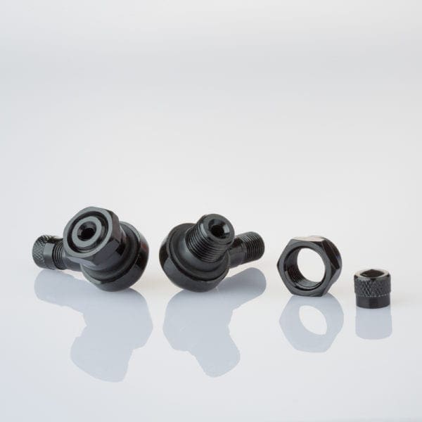 205-AL61 BLACK Motorcycle Wheels Tyre Valves 11.3mm Black