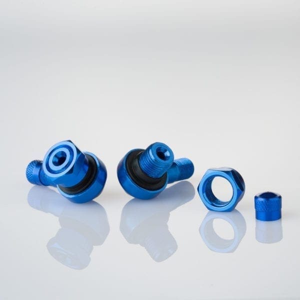 205-AL61 BLUE Motorcycle Wheels Tyre Valves 11.3mm Blue